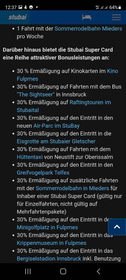 Ferienwohnung Robi Fulpmes Buitenkant foto