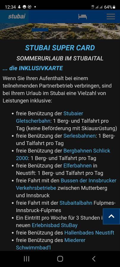 Ferienwohnung Robi Fulpmes Buitenkant foto